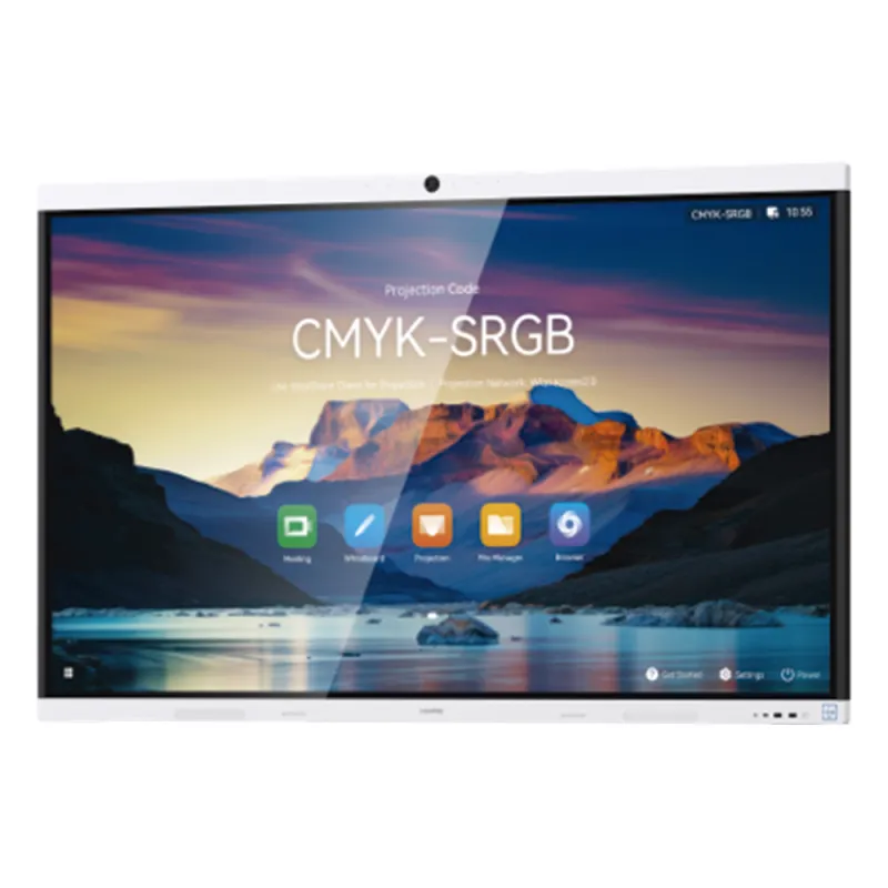 HUAWEI IdeaHub B3, Pantalla interactiva para Colaboración Inteligente, 65", 4K UHD, Harmony, Wi-Fi 6, Seguimiento de Voz, BYOM, Administración desde la Nube Gratis, blanco Jade