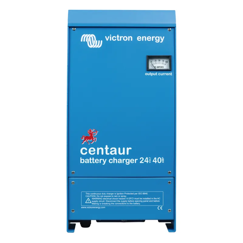 Centaur 24/40 / Cargador de Baterías 24V, 40A / Para Ambientes Marinos y Terrestres. / Bancos de 160 a 400 Ah