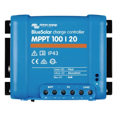 BlueSolar MPPT 100/20. Controlador Solar MPPT 20A, Voltaje Selección Automática: 12/24/48 Vcc.