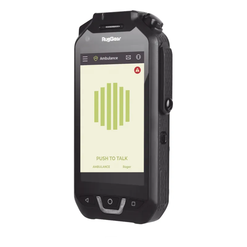 Smartphone PoC de alto rendimiento para aplicaciones PTT de misión crítica IP68 resistente al agua