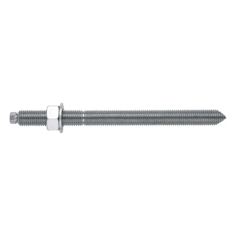 Esparrago químico galvanizado 8 x 110 mm.