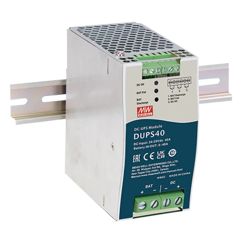 UPS CD / Salida 24 VDC 40 A / Riel DIN / Para Baterías de 4 a 135 Ah