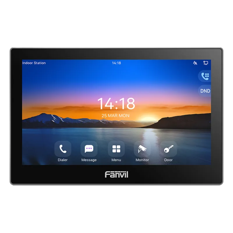 Monitor Audio/Video IP/SIP para interior, Wi-Fi, pantalla táctil de 7", Apertura remota