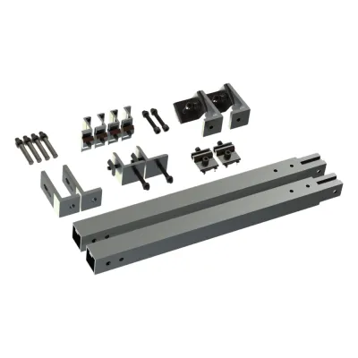 Caja de accesorios de aluminio anodizado para montaje VEKTOR8R1M , arreglo 1X4 para techo