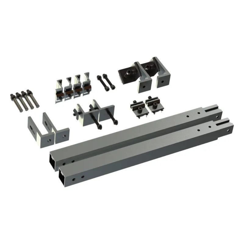 Caja de accesorios de aluminio anodizado para montaje VEKTOR8R1M , arreglo 1X4 para techo