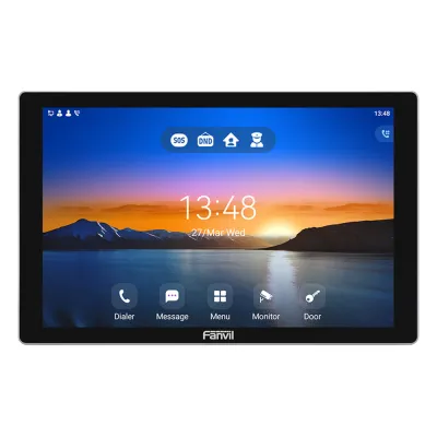 Monitor Audio/Video IP/SIP para interior, Wi-Fi, pantalla táctil de 10.1", Apertura remota