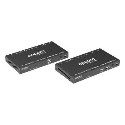 Kit Extensor HDMI | 4K2K@60HZ | HDR 4:4:4 | HDBaseT | 100M | Salida de Audio | HDCP 2.2 | IR Bidireccional | Admite la función USB KVM