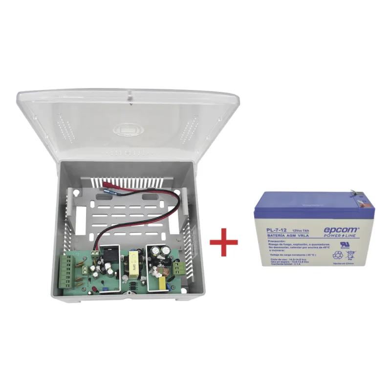 Kit / Fuente PS12DC4PBK + Batería incluída LK712