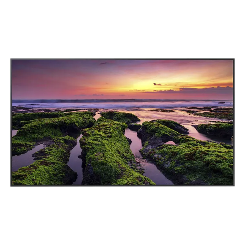 Pantalla Profesional LED de 55" para marketing digital / UHD 4K (3840x2160p) / Entradas de Video HDMI / uso 16/7 / Compatible VESA 200x200 / compatible con plataforma de gestion Samsung VXT