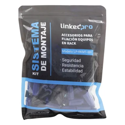Kit de Montaje Rápido para Equipos en Rack / No más Tuercas Enjauladas / Soporta hasta 50 kg (50 Piezas)