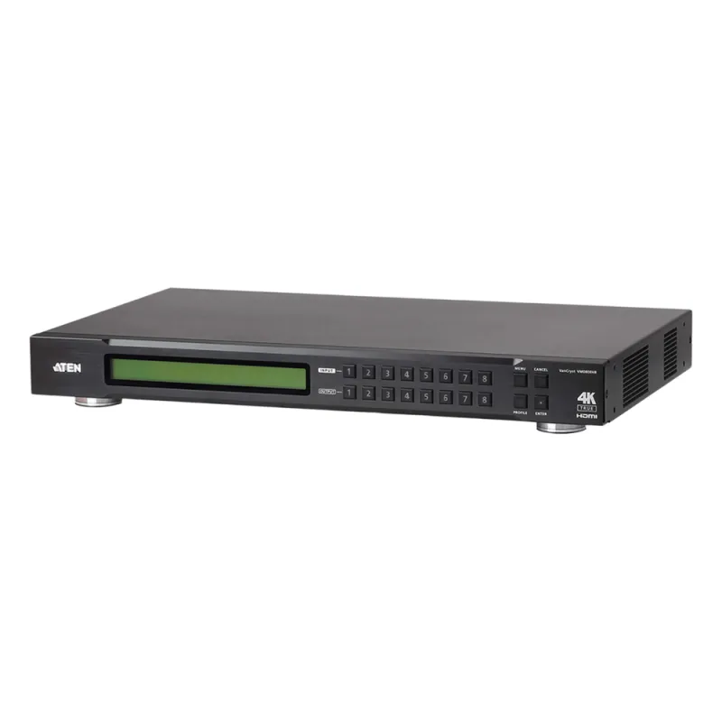 Conmutador de Matrix | HDMI 8 x 8 True 4K | Compatible con TAA