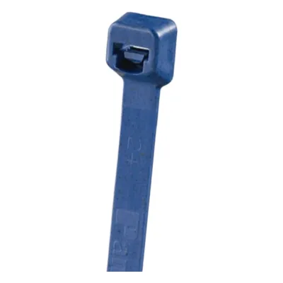 Cincho Pan-Ty® 203mm largo x 3.4mm ancho, Intermedio de Polipropileno y Metal Detectable, Color Azul Oscuro. 100 Piezas