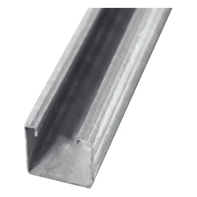 Unicanal Sólido 4 X 4 cm X 3 m (Galvanizado en Caliente).
