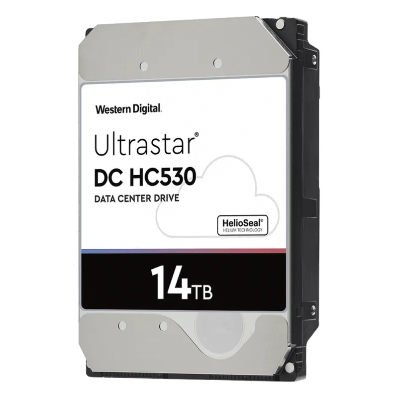 Disco Duro Enterprise 14 TB / Wester Digital (WD) / Serie Ultrastar / Recomendado para Data Center y NVRs de Alta Capacidad / Alto Performace