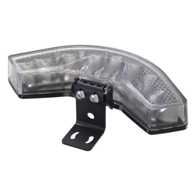 Luz Auxiliar Esquinera de 9 LED, Ambar, Lente Transparente, SAE