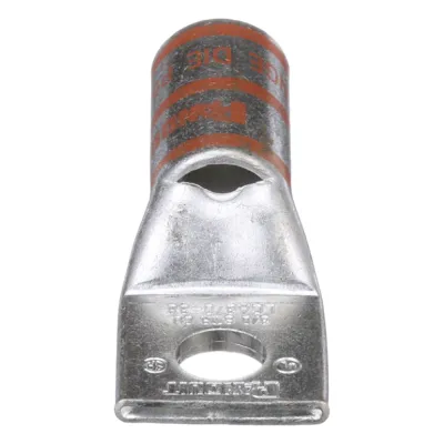 Zapata de compresión LCA3/0-38-X para cal. 3/0 Awg, Barreno para tornillo prisionero de 3/8, 1 Pz