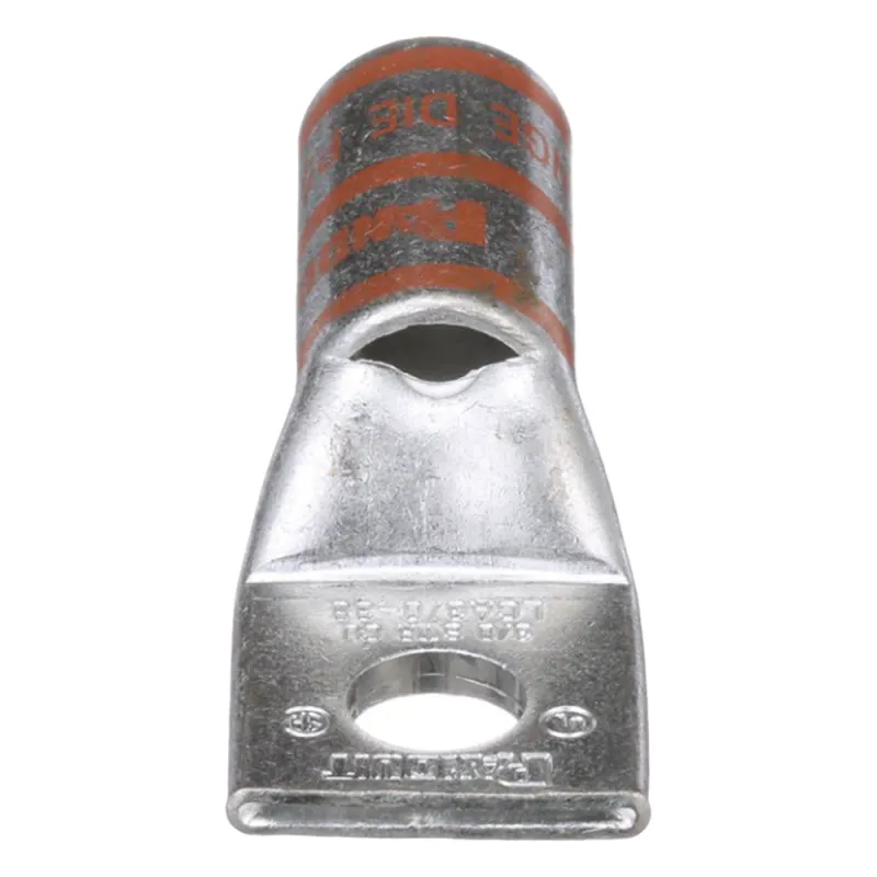 Zapata de compresión LCA3/0-38-X para cal. 3/0 Awg, Barreno para tornillo prisionero de 3/8, 1 Pz