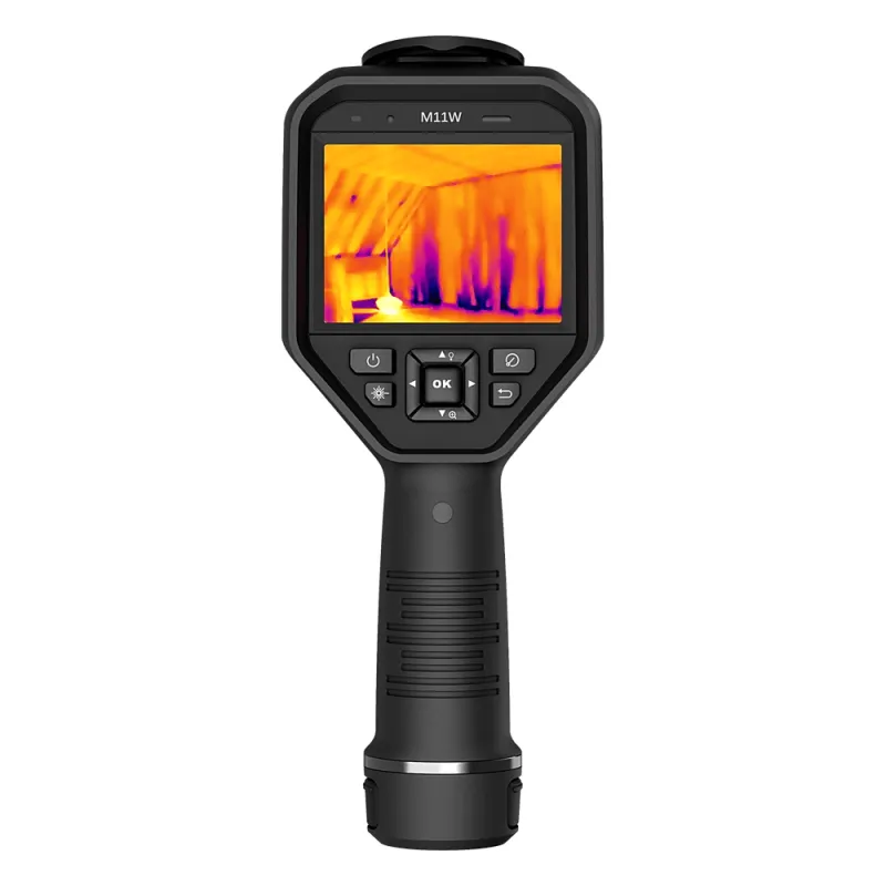 M11W - Cámara Termográfica Portátil con Campo de Visión Amplio / Resolución Térmica 192 x 144 (SuperIR 384 x 288) / Cámara Visual 8MP / FOV 37.2°×27.8° / Rango de -20°C a 550°C / Panta