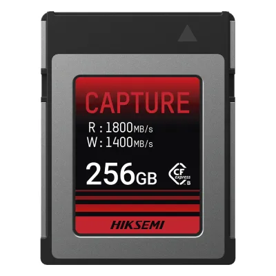 Memoria CFexpress Tipo B / 256 GB / 1800 MB/s Lectura / 1400 MB/s Escritura / Video 8K / PCIe Gen 3×2