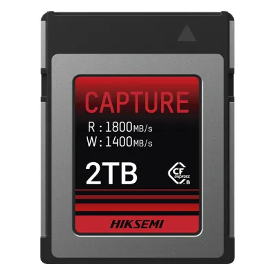 Memoria CFexpress Tipo B / 2 TB / 1800 MB/s Lectura / 1600 MB/s Escritura / Video 8K / PCIe Gen 3×2