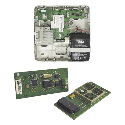 Comunicador dual LTE Cat-M1 con módulo de captura de marcador para reportar paneles de línea telefónica por internet o celular