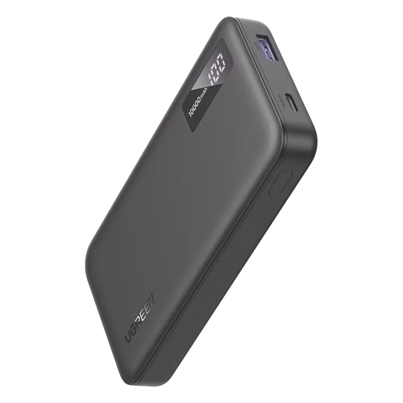 Power Bank de 10000mAh NEXODE | 22.5W | USB-A | USB-C | Indicador Led | Tecnología de Carga Rápida | Ultra Delgado | Ultra ligero | PD3.0/QC3.0/FCP/AFC/APPLE/SAMSUNG/ BC1.2/SC | Aprobado CE, Rohs, FCC, REACH, POPS, etc.
