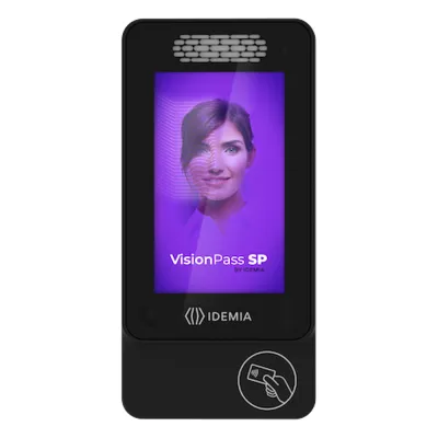 Lector facial Vision Pass SP MD con lector Mifare y Desfire incluido IP65