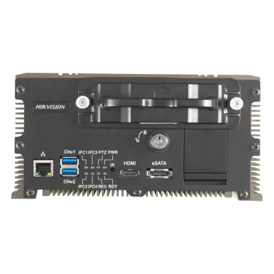 NVR Móvil de 5 Canales de 2 Megapixel / NVR compatible con torreta serie IDS-TVJ860IR / 2 Bahías de Disco Duro de 2 TB / Soporta GPS