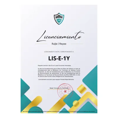Paquete Licencia 1 año (5 en 1), para Funciones Avanzadas Firewall modelo Z3200 series