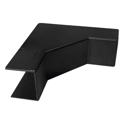 Esquinero Interior Color Negro de PVC Auto Axtinguible, Para Canaleta TMK-1720-N-CC (5220-02003)