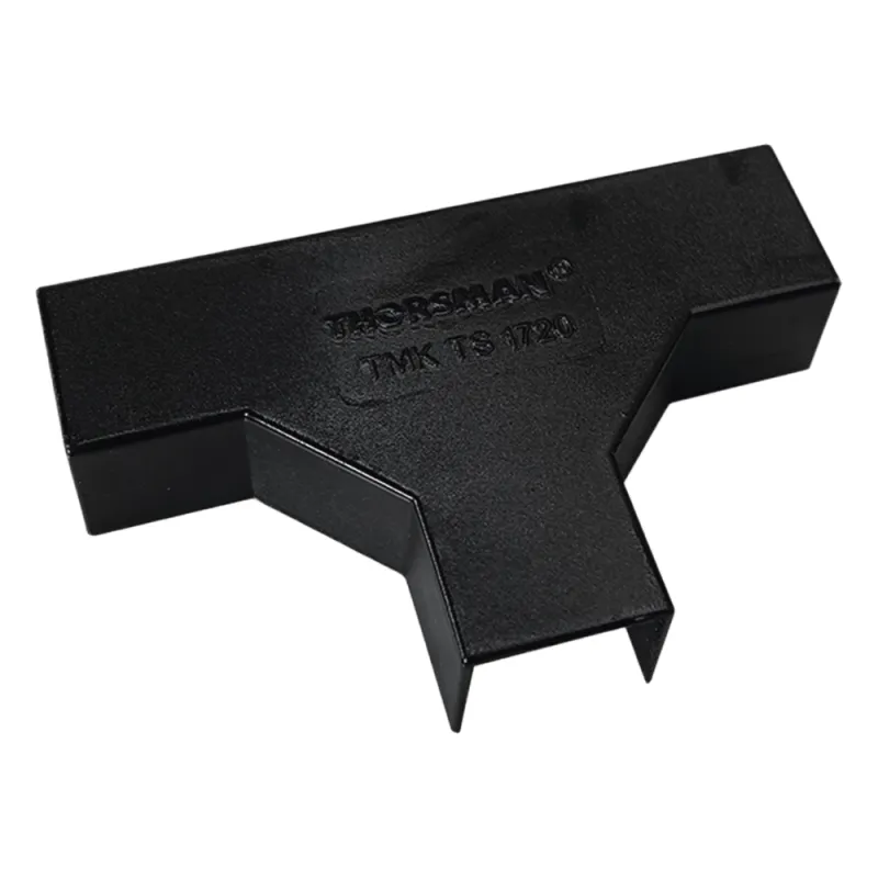 Sección en "T" Color Negro de PVC Auto Extinguible, Para Canaleta TMK-1720-N-CC (5240-02003)