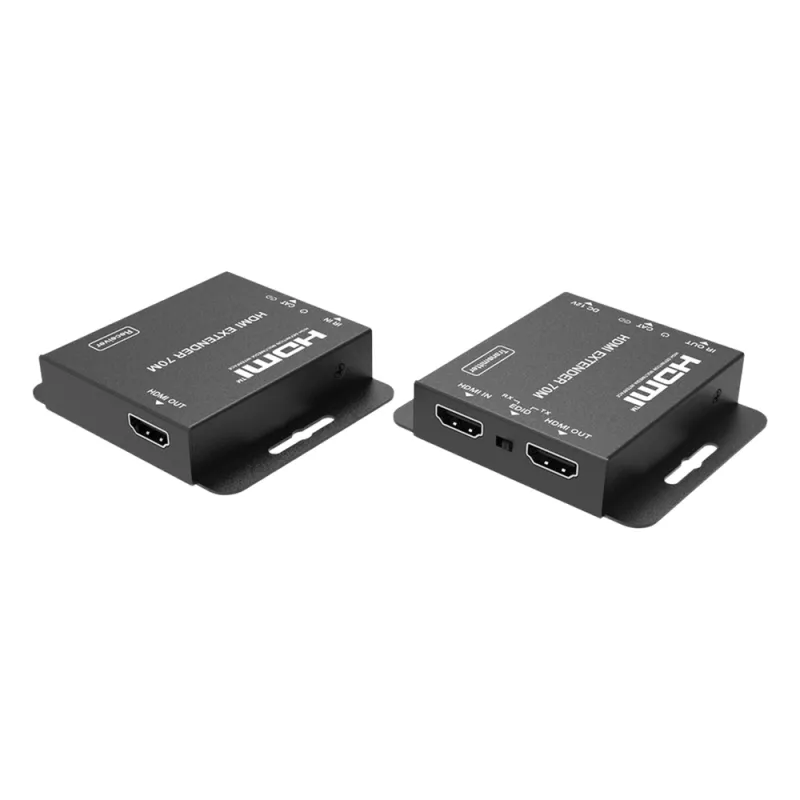 Kit Extensor HDMI | 4K2K@40m | 1080p@70m | Cat5e/Cat6 | Soporte PoC | HDMI Loop | Transmisión IR
