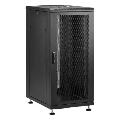 Gabinete de Telecomunicaciones ProLine S1 24 UR 600 mm de Ancho, 900 mm de Profundidad, Color Negro