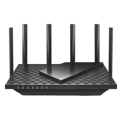 Router Tri-Band Wi-Fi 6E AX5400 / MIMO 2X2 / EasyMesh / 1 Puertos Gigabit WAN + 4 Puertos Gigabit LAN / OFDMA / Beamforming / WPA3 / Tether App / HomeShield