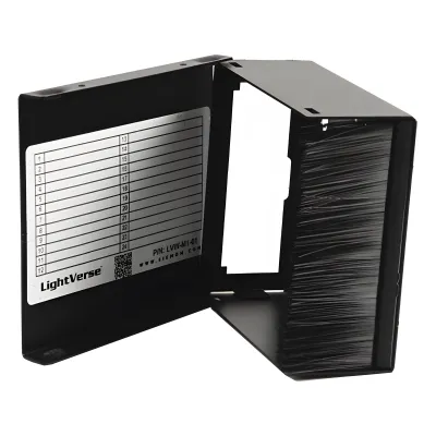 FIBER, ENCLOSURE, LIGHTVERSE, WALL MOUNT, FIXED ACCESS, 1 OPENING, BLACK