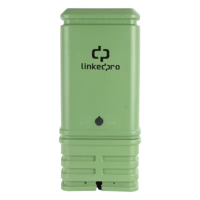 Pedestal para Cajas de Empalme de Fibra Óptica Tipo Cubo Color Verde con Bracket Estándar (No Incluye Caja de Empalme)