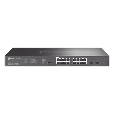 Switch L2+ Omada PoE+ / 16 Puertos MultiGigabit 2.5G / 8 Puertos 2.5G Sin PoE / 8 Puertos PoE+ 2.5G / 2 Puertos SFP+ 10G / Administración Centralizada Omada o Stand-Alone / Multicast IGMP / Presupuesto PoE 240W / Montaje en Rack