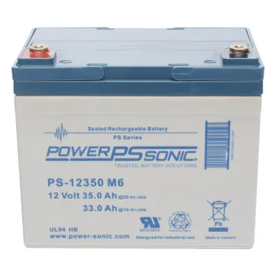 Batería 12V, 35AH, Para Respaldo, Tecnologías AGM/VRLA, 5 Años Vida Útil, Terminales M6, Reconocida UL