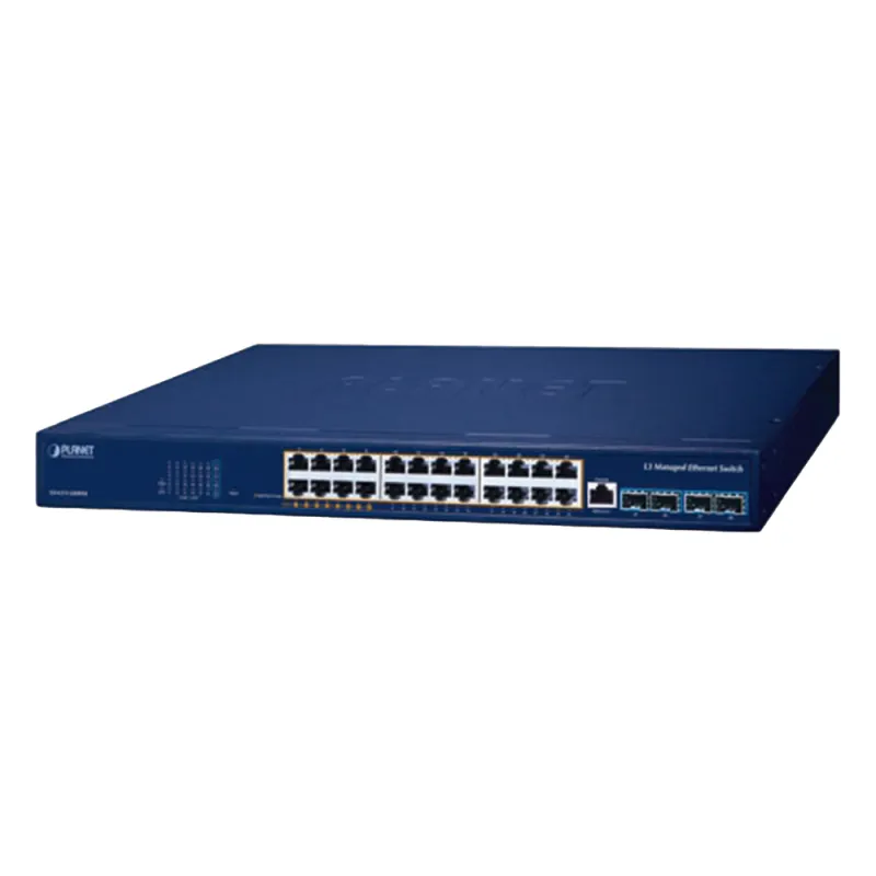 Switch PoE Administrable Capa 3, 24 Puertos Gigabit, Hasta 480 W, 8 Puertos 802.3bt, 16 Puertos 802.3at, 4 Puertos SFP 10G