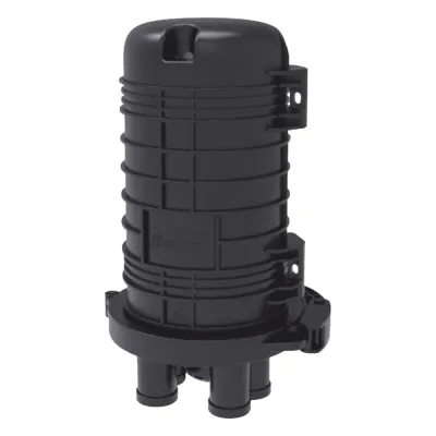 Caja de Distribución de Fibra Óptica Vertical Tipo Domo, Hasta 48 Empalmes, Exterior, IP68