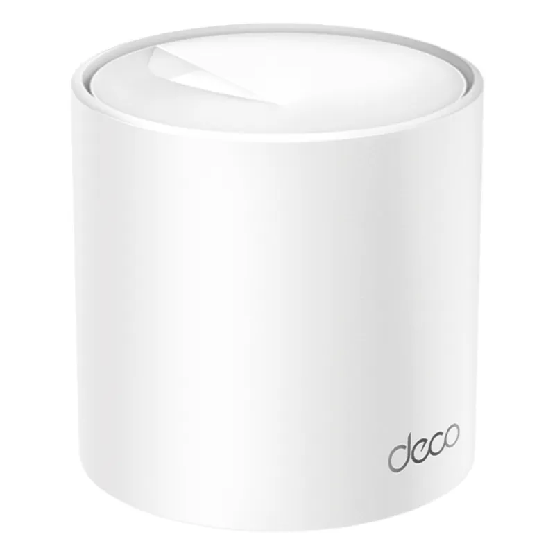 Routers Inalámbrico MESH Interior para Hogar / Doble Banda Wi-Fi 6 AX1500 Mbps / 2 Puerto Gigabit WAN/LAN / 2 Antenas Internas / Administración Mediante la App Deco (iOS, Android) / Protección HomeShield
