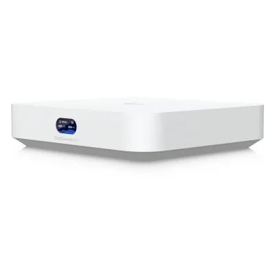 UCG Ultra Cloud Gateway Compacto con Soporte para hasta 30+ Dispositivos UniFi, 300+ Clientes, Enrutamiento IDS/IPS de 1 Gbps y Balanceo Multi-WAN