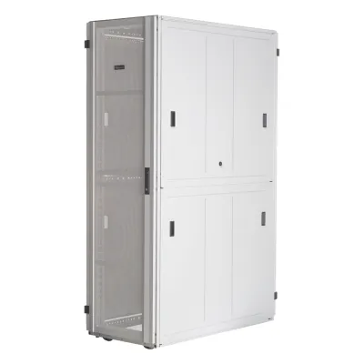Gabinete FlexFusion™ XGL (Light) para Centros de Datos, 42 UR, 800 mm de Ancho, 1070 mm de Profundidad, Fabricado en Acero, Color Blanco