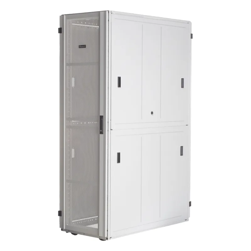 Gabinete FlexFusion™ XGL (Light) para Centros de Datos, 42 UR, 800 mm de Ancho, 1070 mm de Profundidad, Fabricado en Acero, Color Blanco