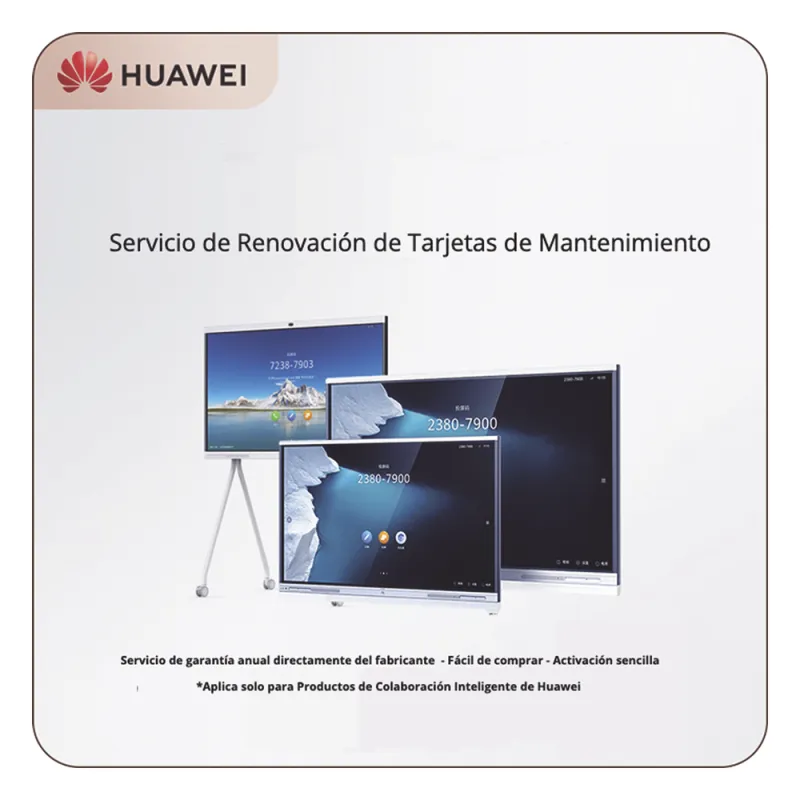Tarjeta de Servicio de Mantenimiento HiCare RFR por un año para IdeaHub IHS275SA y IHS286SA