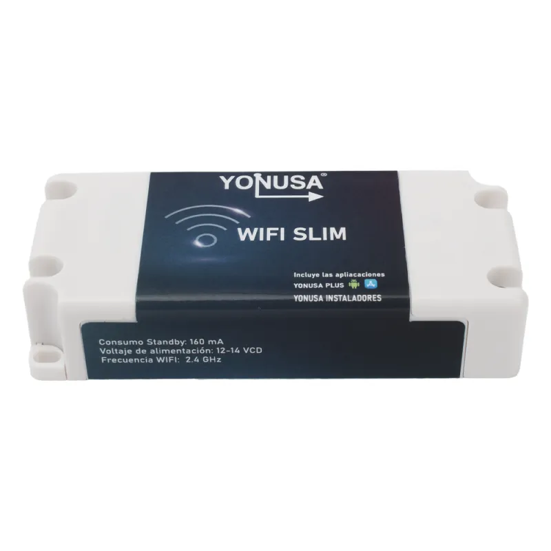 Modulo WIFI SLIM para uso en Energizadores YONUSA / Aplicación sin costo / Botón de Pánico