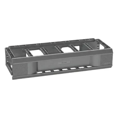 Organizador de Cables Horizontal CableTek, Sencillo (Solo Frontal), Para Rack de 19in, 2 UR