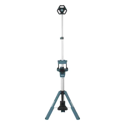 Lampara con Torre para Iluminación Inalámbrica con tres Cabezales Multidireccionales , se extiende hasta 2.2 metros, Utiliza batería LXT® Litio Ion de 18V.