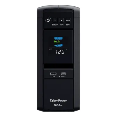 UPS de 1000 VA/600 W, Topología Línea Interactiva, Entrada 120 Vca NEMA 5-15P, Onda Senoidal Pura, Tipo Torre, Con 10 Tomas NEMA 5-15R