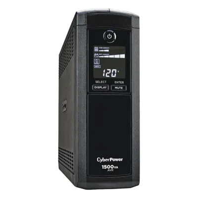 UPS de 1500 VA/900 W, Topología Línea Interactiva, Entrada 120 Vca NEMA 5-15P, Tipo Mini Torre, Con 12 Tomas NEMA 5-15R